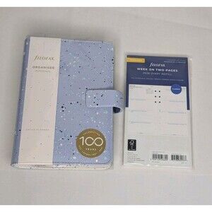 Filofax Personal Patterns Organizer 2026 - Expressions, Blue